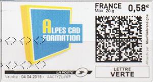 Stamp, Alpes CAD Formation, France,  , Education