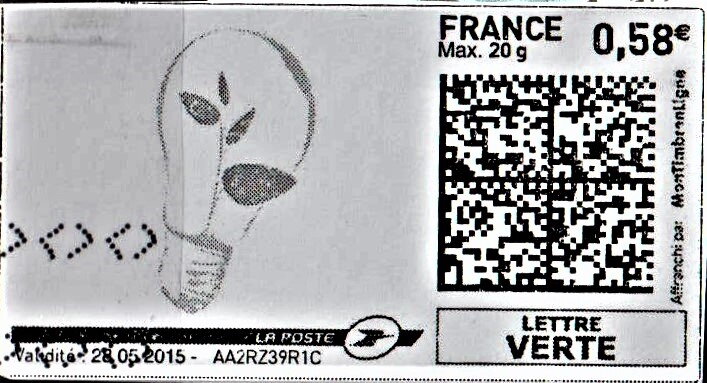 Plant in a light bulb in black