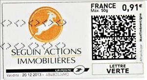 Stamp, Seguin Actions Immobilieres, France,  , Building Industry