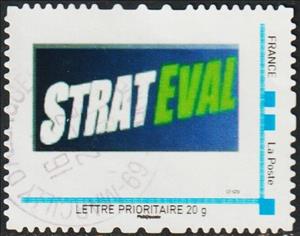 Stamp, Strat Eval, France,  