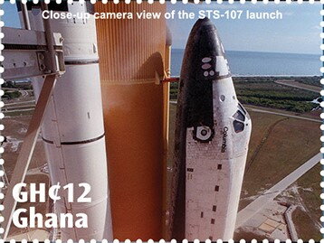 Close-up Camera View of STS-107 Launch