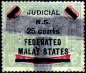 Stamp, Asian Elephant (Elephas maximus) with Howdah, Negri Sembilan,  , Animals (Fauna), Elephants, Mammals