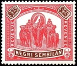 Stamp, Asian Elephant (Elephas maximus) with Howdah, Negri Sembilan,  , Animals (Fauna), Elephants, Mammals
