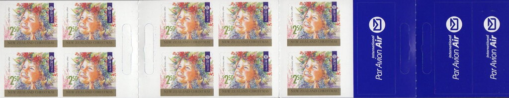 Booklet Pane, Angel, New Zealand,  , Angels, Christmas