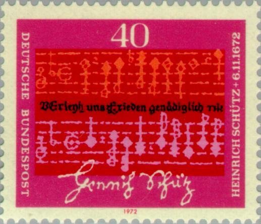 Notes and text by Heinrich Schütz (1585-1672), Composer