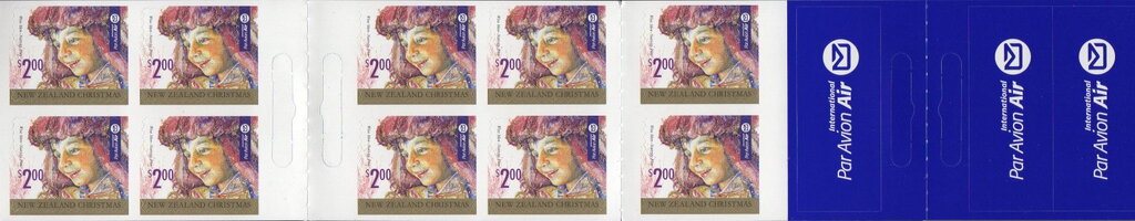 Booklet Pane, Wise Men, New Zealand,  , Christmas