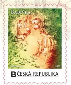 Stamp, Babička_4, Personalized and Private Mail Stamps,  , Books, Fairy Tales