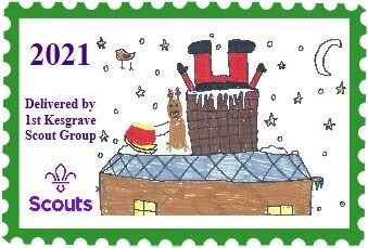 Santa stuck in chimney