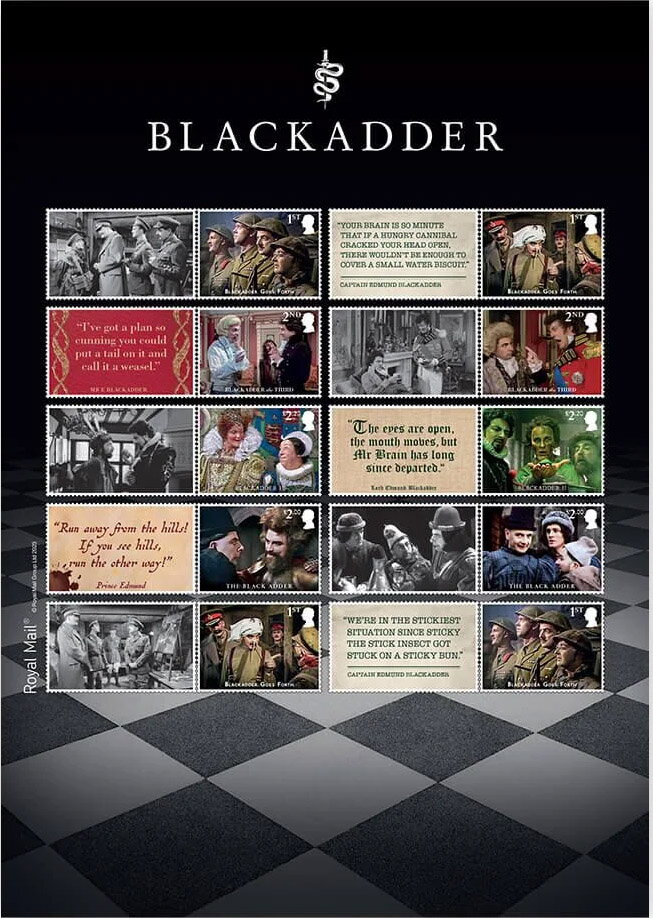 Black Adder Collector Sheet