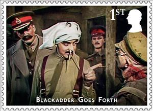 Stamp, Scene from Black Adder Goes Forth, United Kingdom of Great Britain & Northern Ireland,  , Actors, Famous People, Television