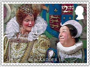 Stamp, Scene from Black Adder II, United Kingdom of Great Britain & Northern Ireland,  , Actors, Famous People, Television