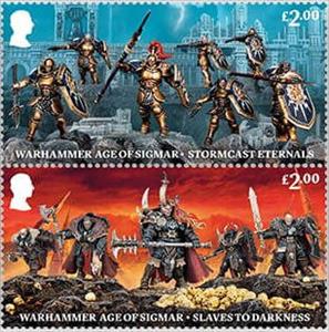 Se-tenant, Warhammer Age of Sigmar, United Kingdom of Great Britain & Northern Ireland,  , Toys