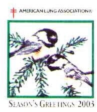 Season's Greetings 2003 bird couple