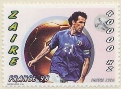FIFA World Cup Football Soccer in 1998 Italy Player