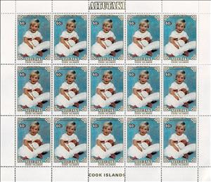Full Pane, Birth of Prince Henry of Wales, Aitutaki,  , Children, Princes, Princesses, Royalty