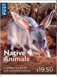 Booklet, Bilby (Macrotis lagotis), Australia,  , Animals (Fauna), Mammals
