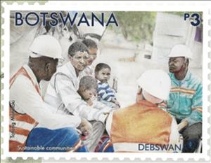 Stamp, Sustainable Communities, Botswana,  , Mining, Schools