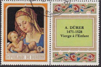 "Vierge a L'Enfant", A.Durer, XV-XVIc.