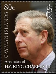 Stamp, Accession of King Charles III, Cayman Islands,  , Kings