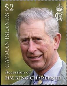Stamp, Accession of King Charles III, Cayman Islands,  , Kings