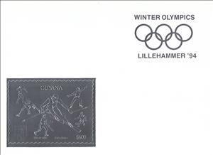 Souvenir Sheet, Winter Olympics Lillehammer, Guyana,  , Olympic Games