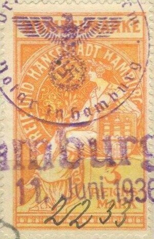 Stamp, Hammonia, Hamburg,  