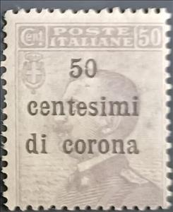 Stamp, General Issue, Italy - Occupation of Trentino and Venezia-Giulia,  , Famous People, Heads of State, Kings, Men, Royalty