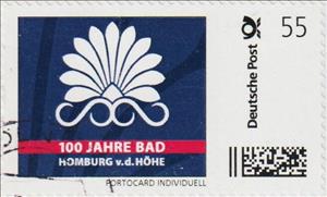 Stamp, 100 Jahre Bad Homburg v d Hohe, Personalized and Private Mail Stamps,  , Logos