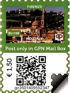 Stamp, Florence Cathedral 2, Personalized and Private Mail Stamps,  , Churches - Cathedrals - Basilicas - Chapels
