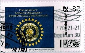 Stamp, Inner Wheel, Personalized and Private Mail Stamps,  , Lions (Org.)
