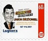 Stamp, Jason McDowell, Lugton's Real Estate, Personalized and Private Mail Stamps,  , Advertisements, Businessman, Logos, Stylized Figures / Persons