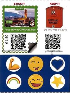 Full Pane, Palazzo Vecchio 1, Personalized and Private Mail Stamps,  , City Halls, Townscapes / City Views