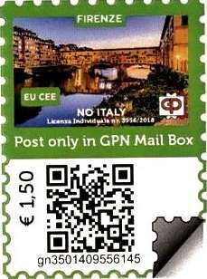 Stamp, Ponte Vecchio 1, Personalized and Private Mail Stamps,  , Bridges