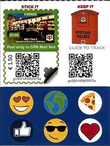 Full Pane, Ponte Vecchio 3, Personalized and Private Mail Stamps,  , Bridges