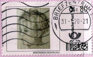 Stamp, Portrait of Child, Personalized and Private Mail Stamps,  , Children, Drawings, Portraits