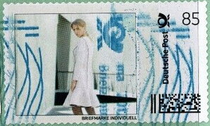 Young lady in a white coat