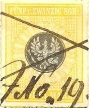 Revenue stamp, Eagle in circle