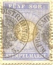 Revenue stamp, Eagle in circle
