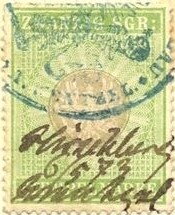 Revenue stamp, Eagle in circle