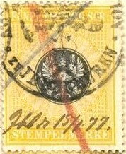 Revenue stamp, Eagle in circle