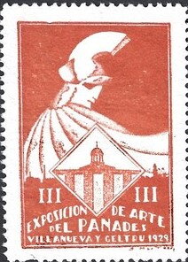 Stamp, Vilanova i la Geltrú Art Exhibition, Spain,  , Art