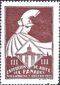 Stamp, Vilanova i la Geltrú Art Exhibition, Spain,  , Art