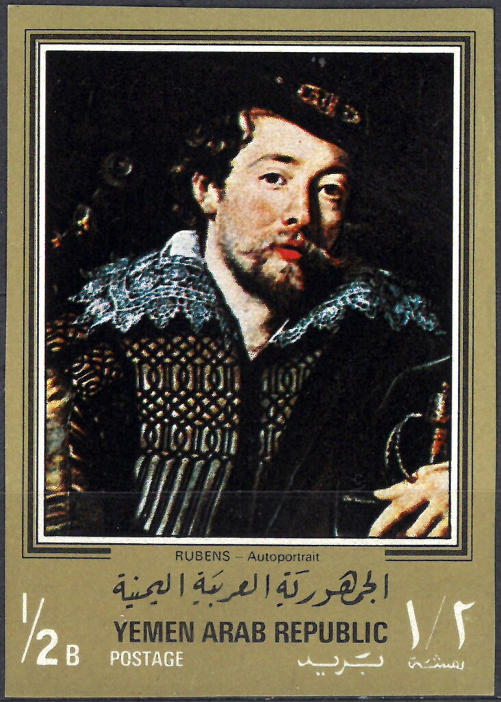 Self-Portrait with Isabella Brant (detail)