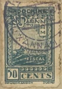 Stamp, Sailing ship, Annam,  , Sailing Ships, Ships