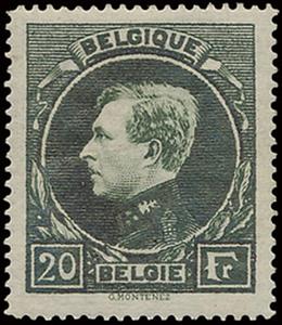 Stamp, King Albert I type "Montenez', Belgium,  , Famous People, Heads of State, Kings, Men, Royalty