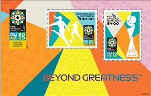 Souvenir Sheet, 2023 FIFA Women's World Cup, Australia-New Zealand, New Zealand,  , Football (Soccer)