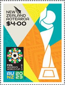 Stamp, 2023 FIFA Women's World Cup, Australia-New Zealand, New Zealand,  , Football (Soccer)