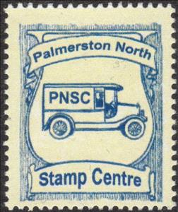 Stamp, Palmerston North Stamp Centre, New Zealand,  , Advertisements, Cars, Stamp Collectors