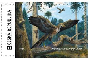 Stamp, Archaeopteryx Lithographica, Personalized and Private Mail Stamps,  , Prehistorical Animals