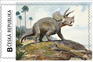 Stamp, Carnotaurus Sastrei, Personalized and Private Mail Stamps,  , Prehistorical Animals